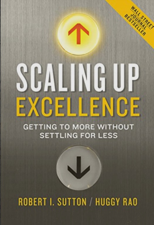 book front for scaling up excellence