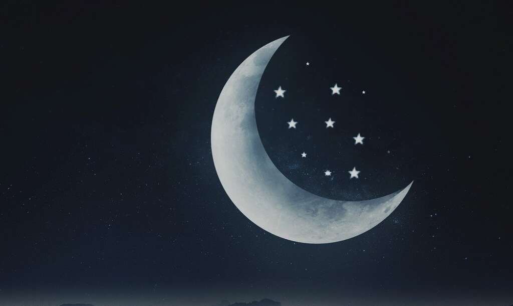 moon and stars