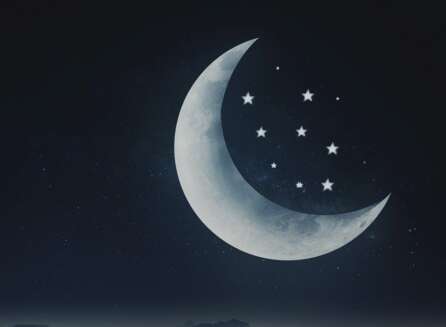 moon and stars