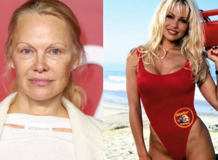 pamela anderson then and now