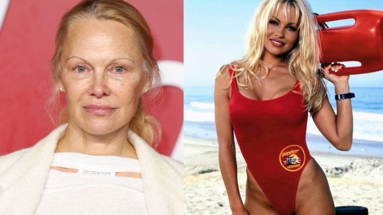 pamela anderson then and now