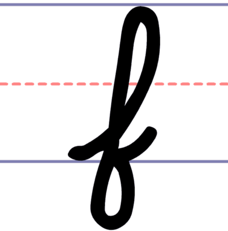 Cursive F