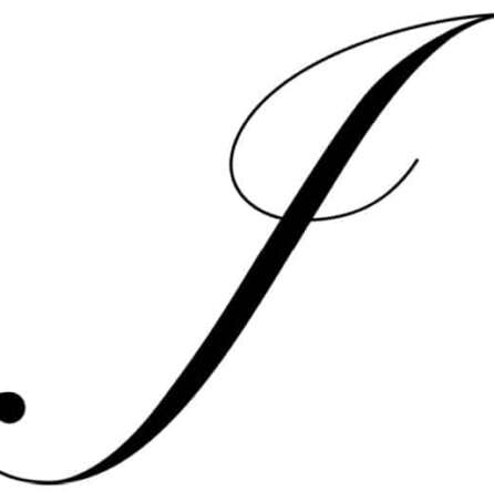 cursive j