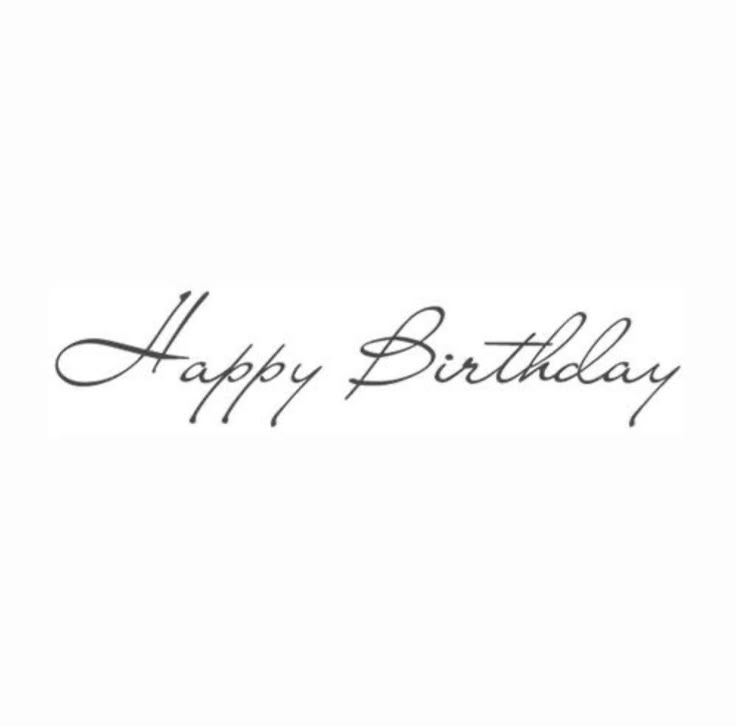 Happy Birthday Font