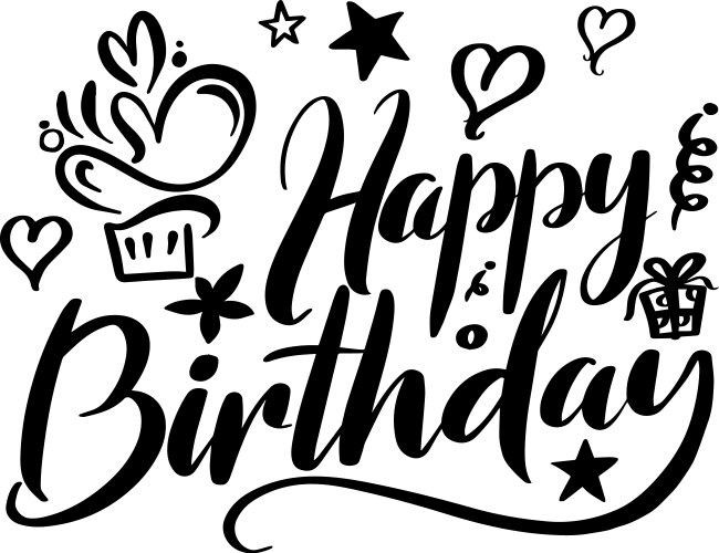 Happy Birthday Font