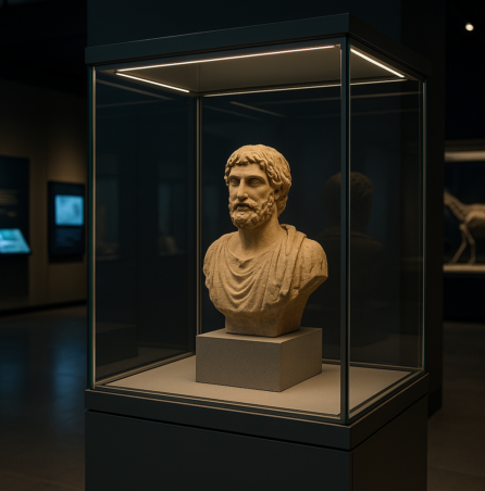 modern museum display cases