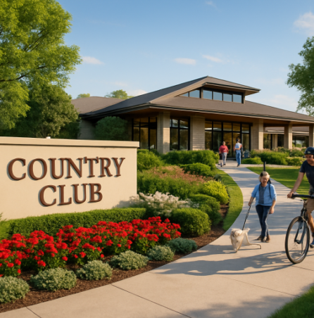 modern country club living