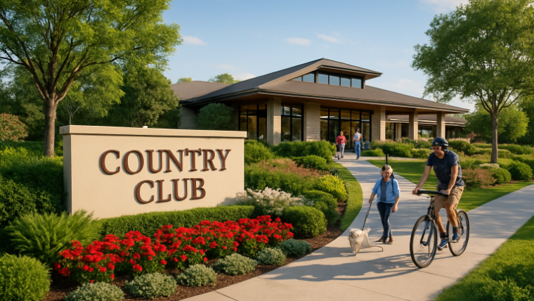 modern country club living