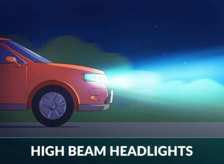 In Which Situation Should You Use High Beams?