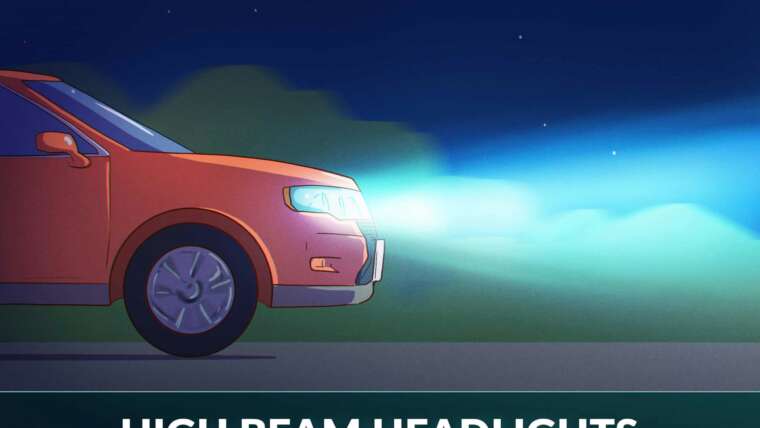 In Which Situation Should You Use High Beams?