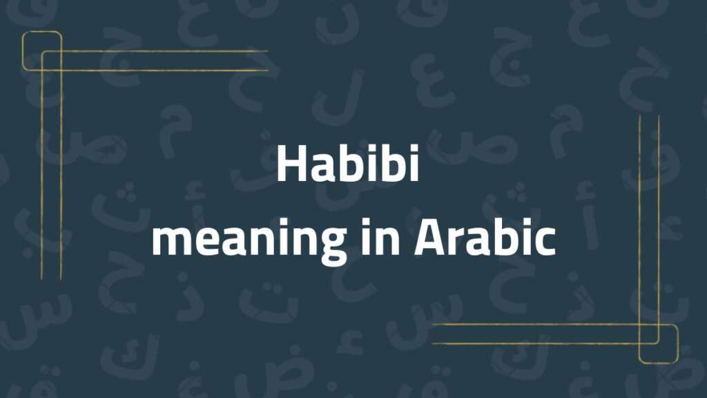 Habibi Meaning