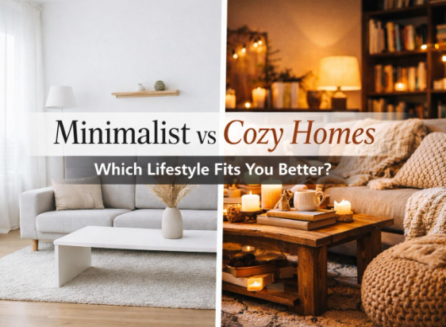 minimalist homes and cozy homes
