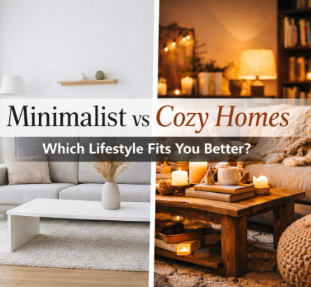 minimalist homes and cozy homes