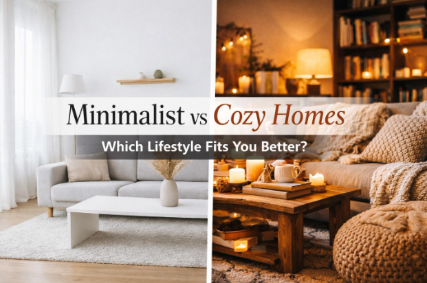 minimalist homes and cozy homes