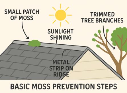roof moss removal