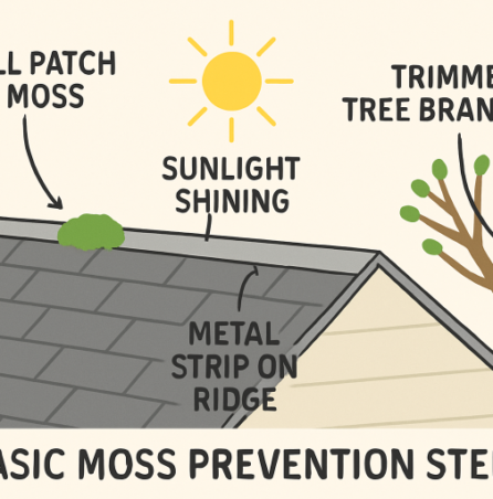 roof moss removal
