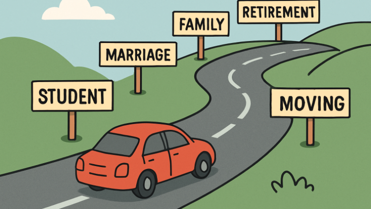 life changes car insurance