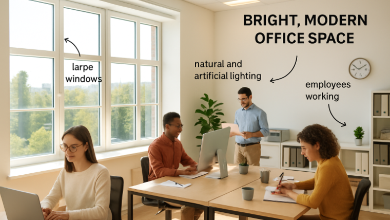 office lighting productivity