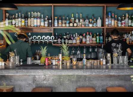 tropical bar in Puerto Vallarta