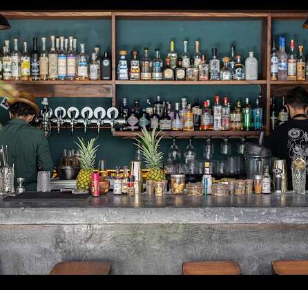 tropical bar in Puerto Vallarta