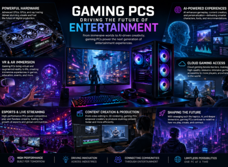gaming PCs in entertainment
