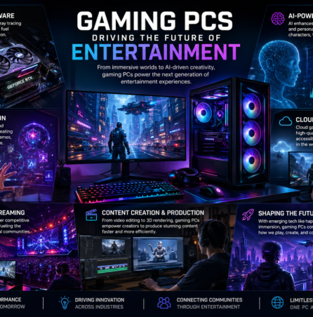 gaming PCs in entertainment