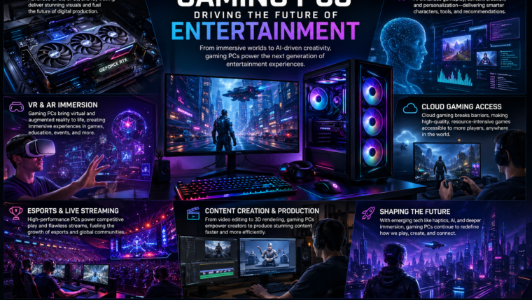 gaming PCs in entertainment