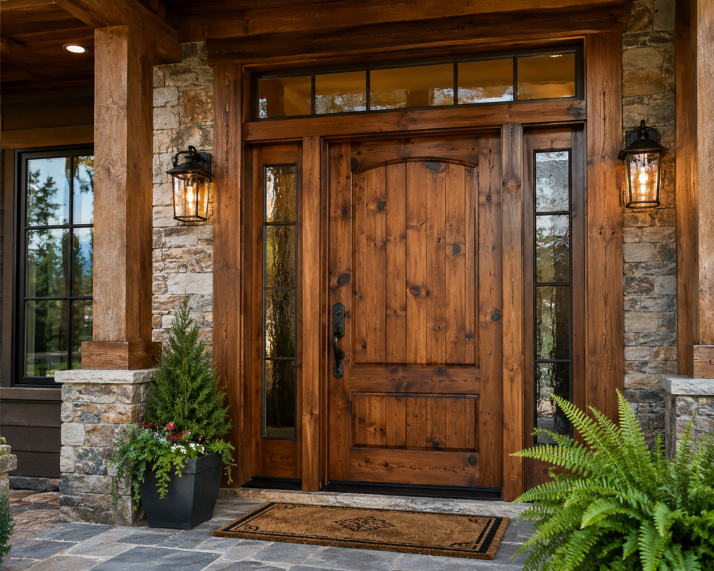 wood entry doors