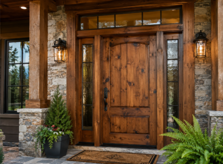 wood entry doors