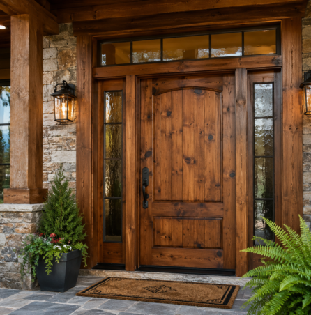 wood entry doors