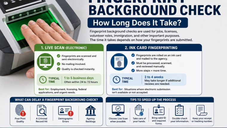 How Long Does a Fingerprint Background Check Take